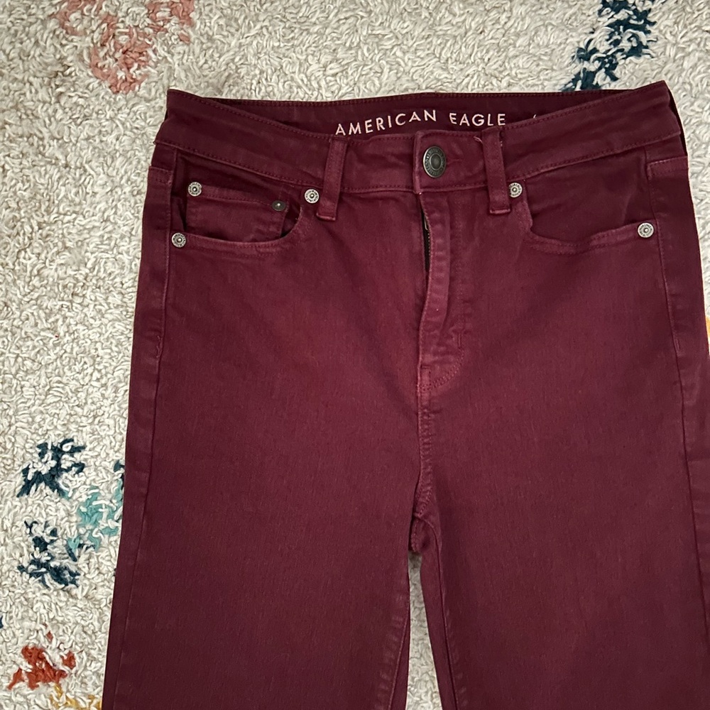 AE Hi-Rise Crop Flare Jean